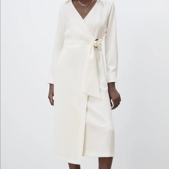 Zara Buckle Midi Dress - Picture 10 of 10